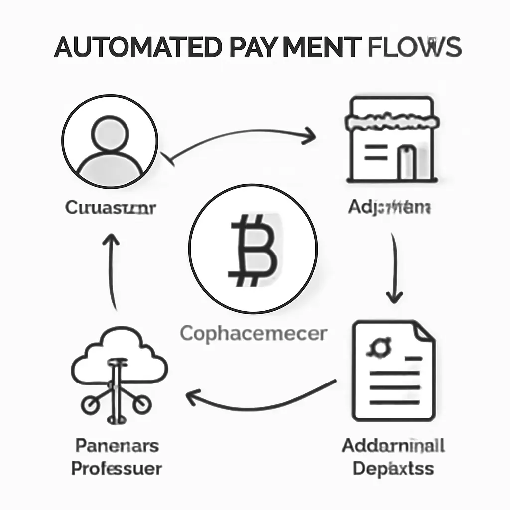 Схема автоматизированных платежей с использованием криптовалюты