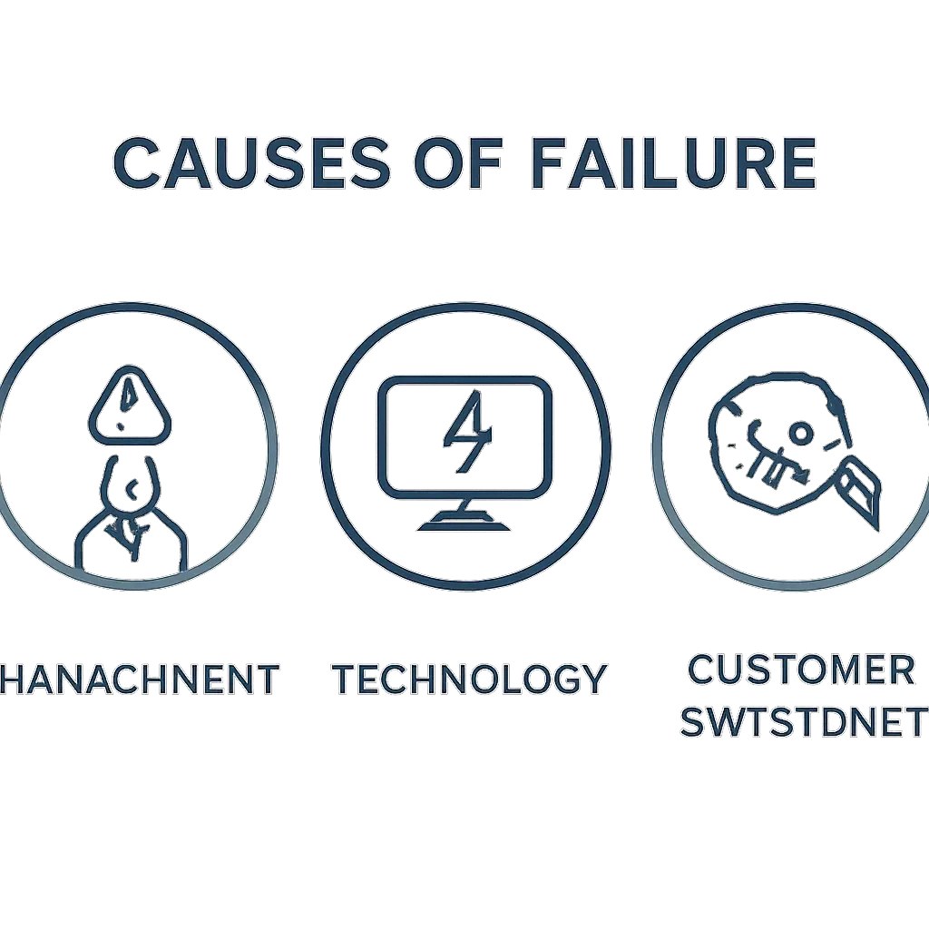 Иллюстрация причин проблем единого центра услуг