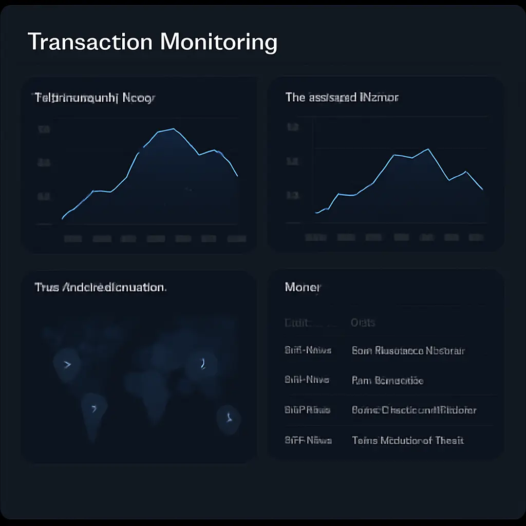 Панель мониторинга финансовых и криптовалютных транзакций