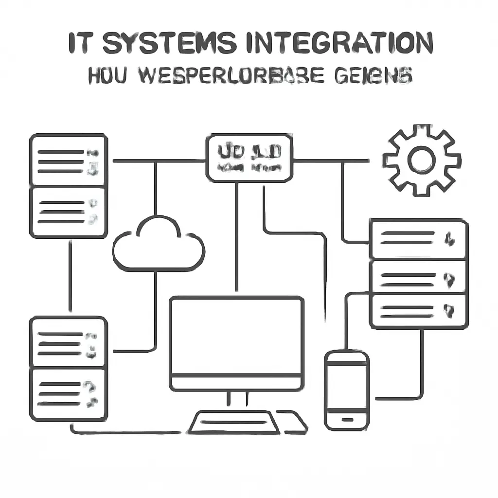 Схема интеграции IT систем единого центра бизнес-услуг